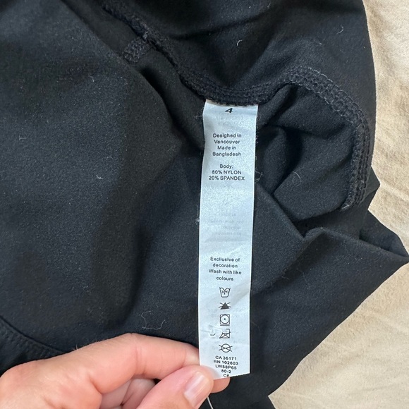 Lululemon Black High-Waisted Leggings - Picture 4 of 4